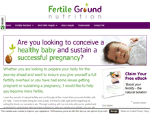 Tablet Screenshot of fertileground-nutrition.com